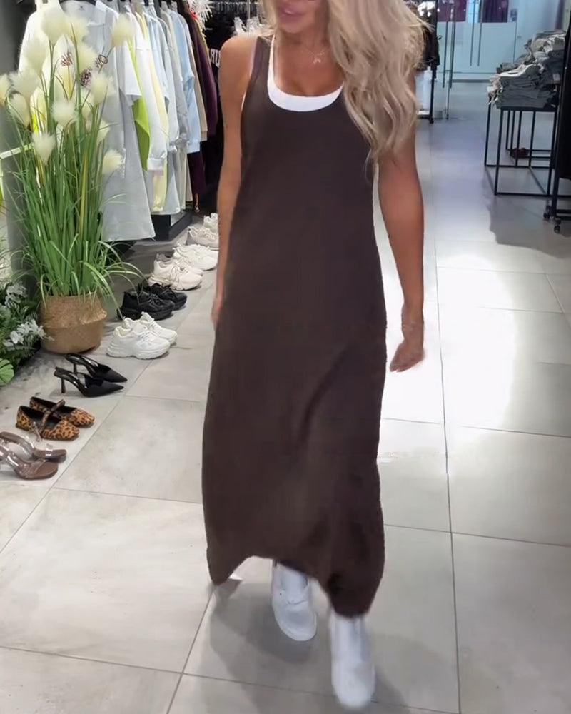 Robe Minceur Bretelles Décontracté