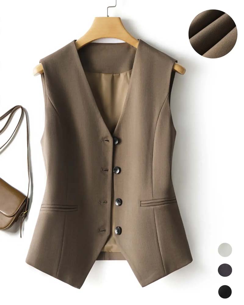 Gilet Ajusté Cintré Costume