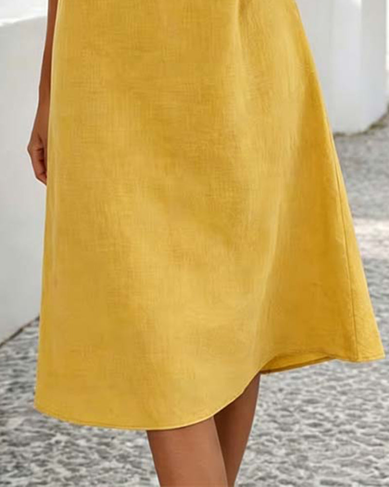 Robe Décontractée Uni