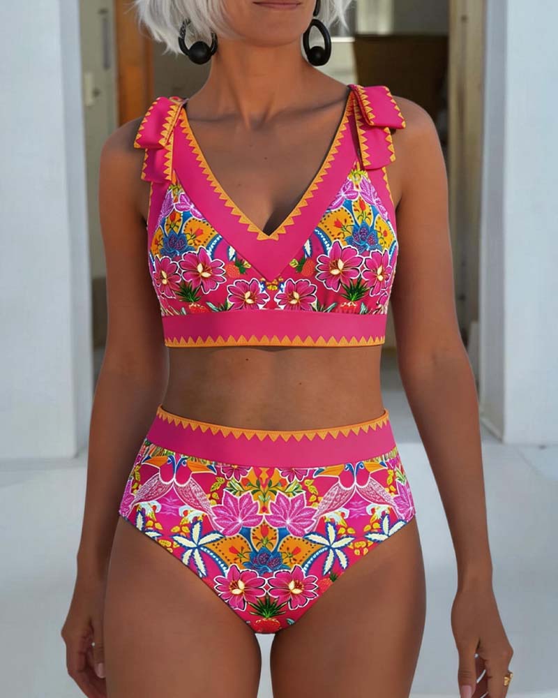 Bikini Ethnique Floral Col V
