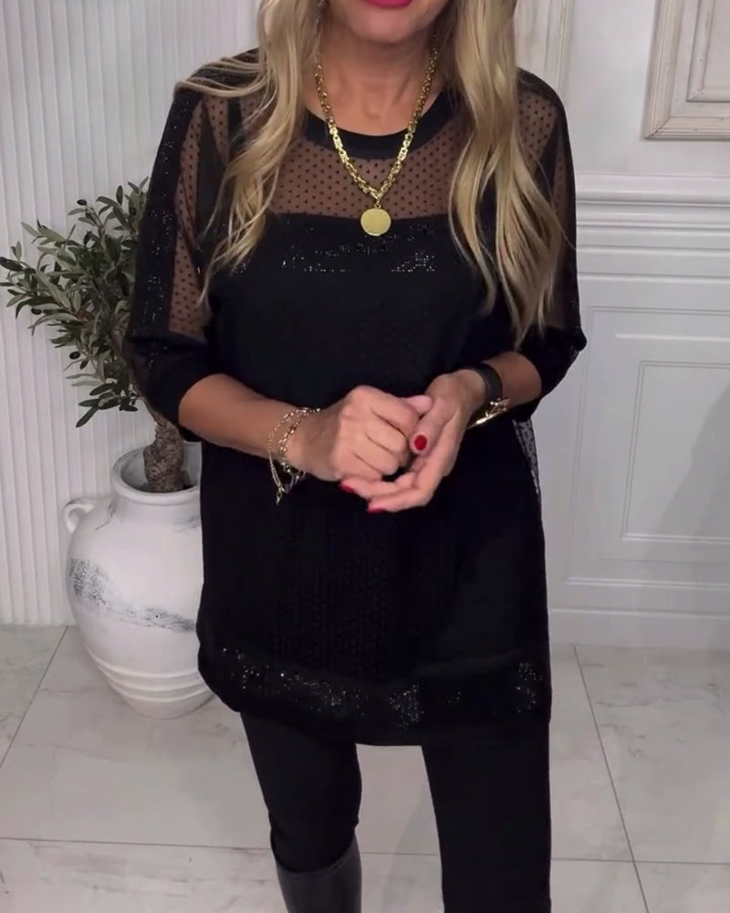 Blouse Maille Manche Longue