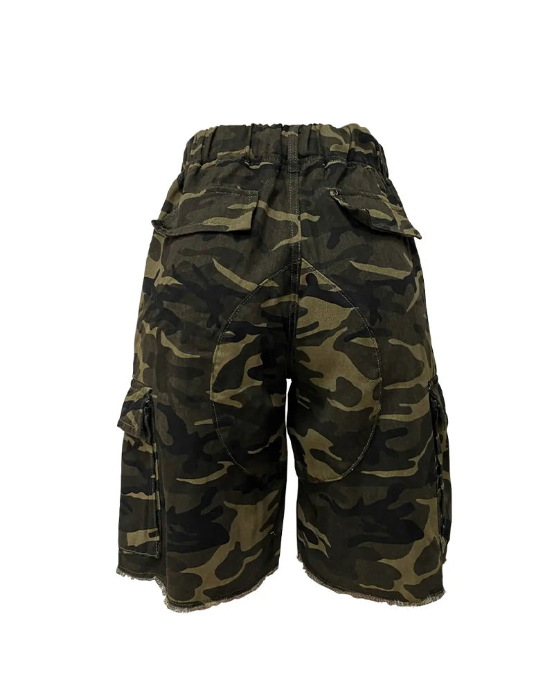 Short Sport Camouflage Cargo
