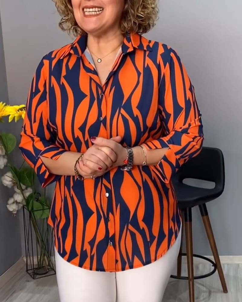 Blouse Imprimée Casual