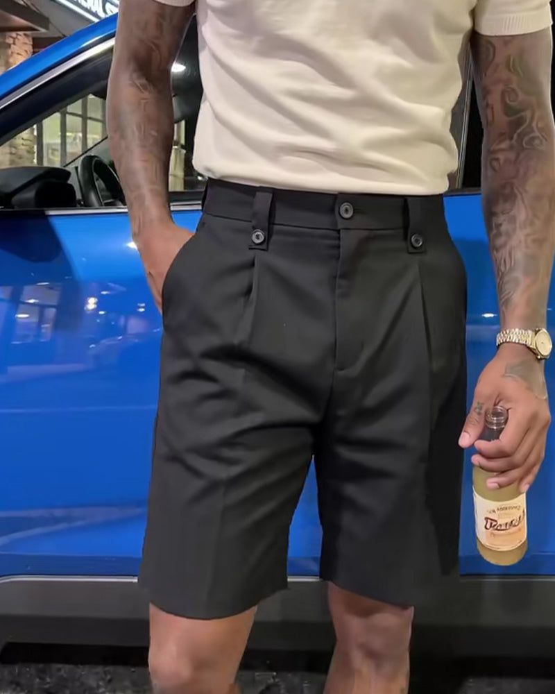 Short Décontracté Polyvalent Homme Costume