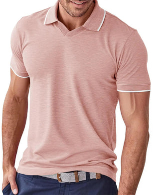 T-Shirt Homme, À Revers, Manches Courtes