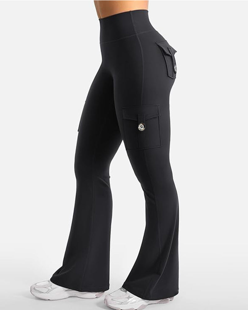 Pantalon Mode Yoga Évasé