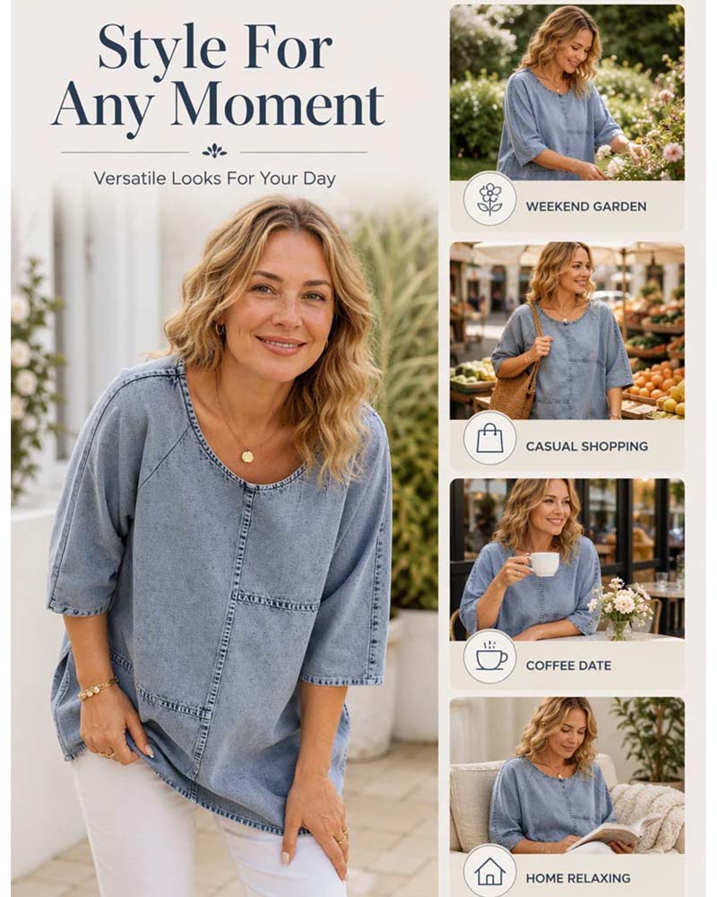 T-Shirt Unie Plus Taille