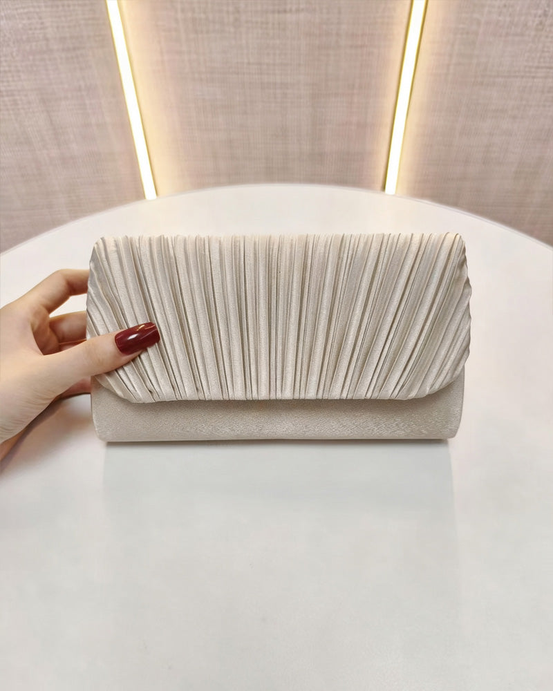 Sac Solide Couleur Plissé Épaule