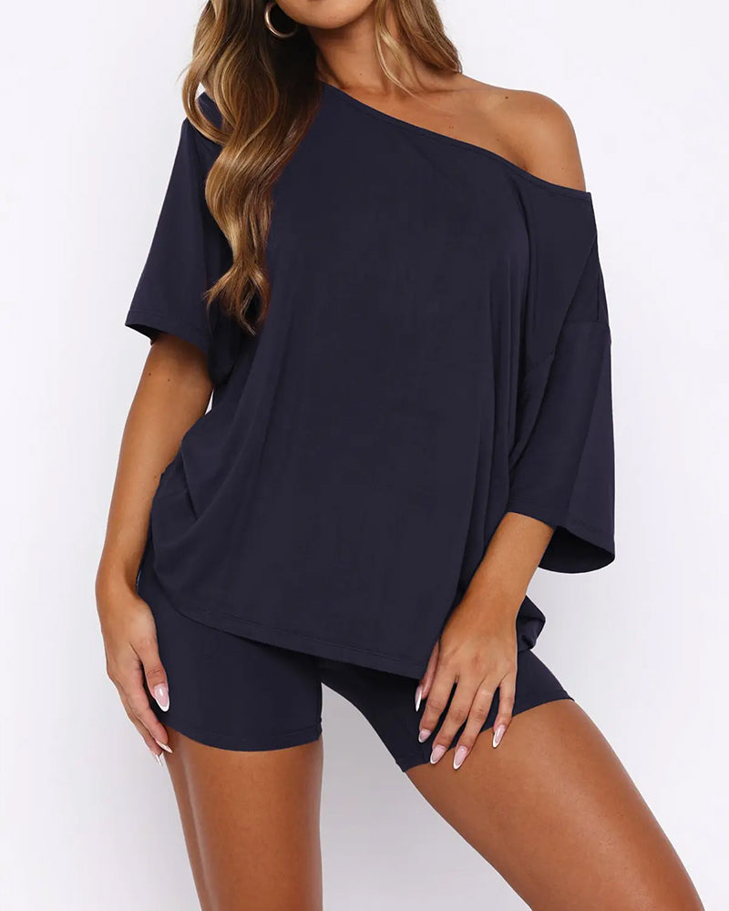 Ensemble Deux Pièces Texturé Uni