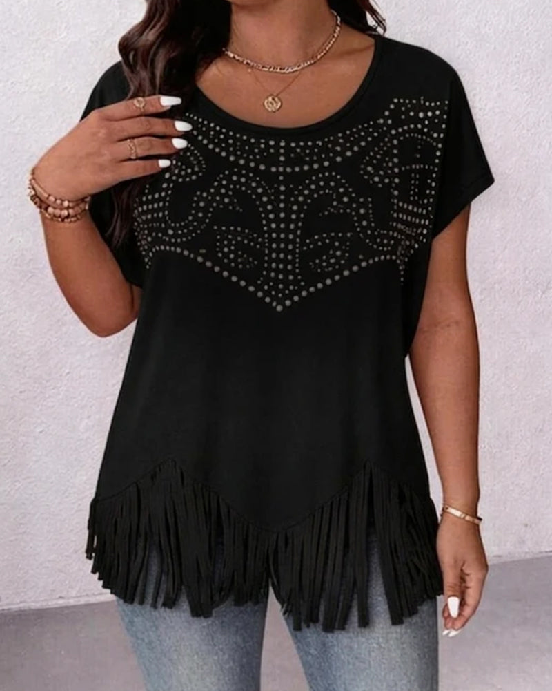 T-Shirt Tassel Design Détail