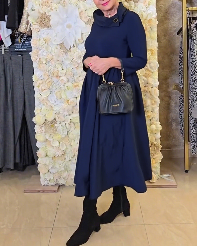 Robe Tendance Street Uni A-Ligne