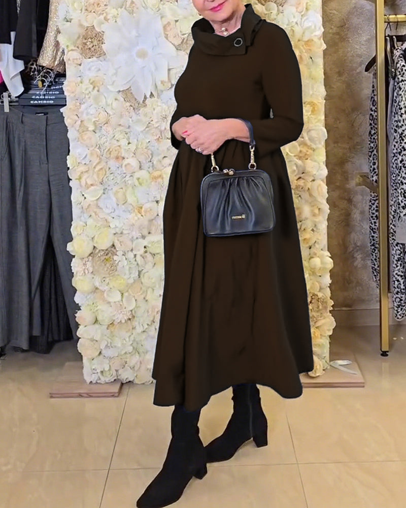 Robe Tendance Street Uni A-Ligne