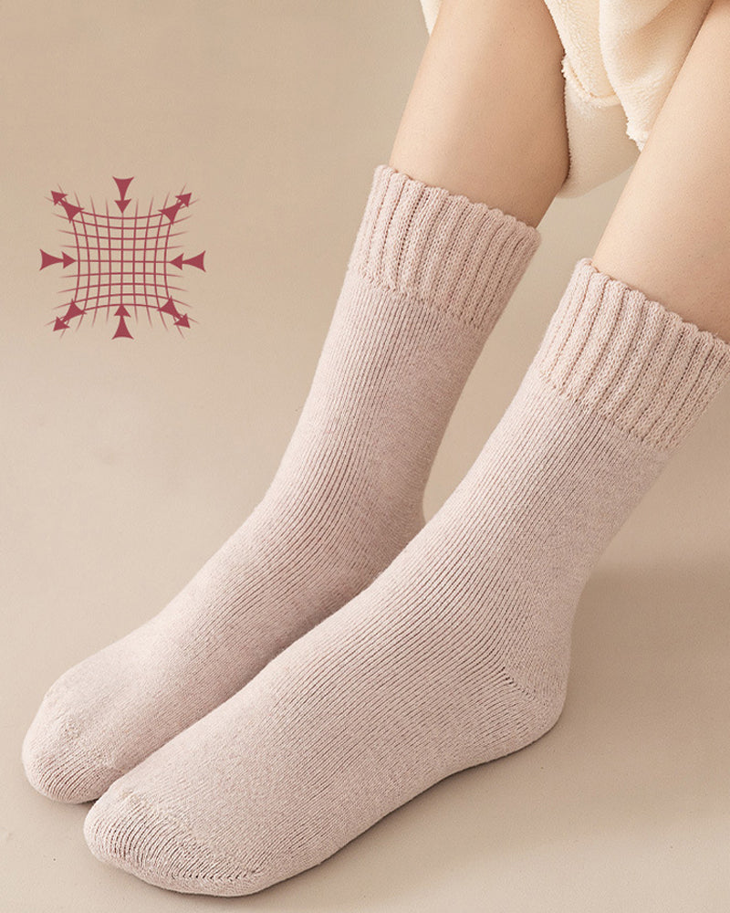 Les chaussettes thermiques d'hiver