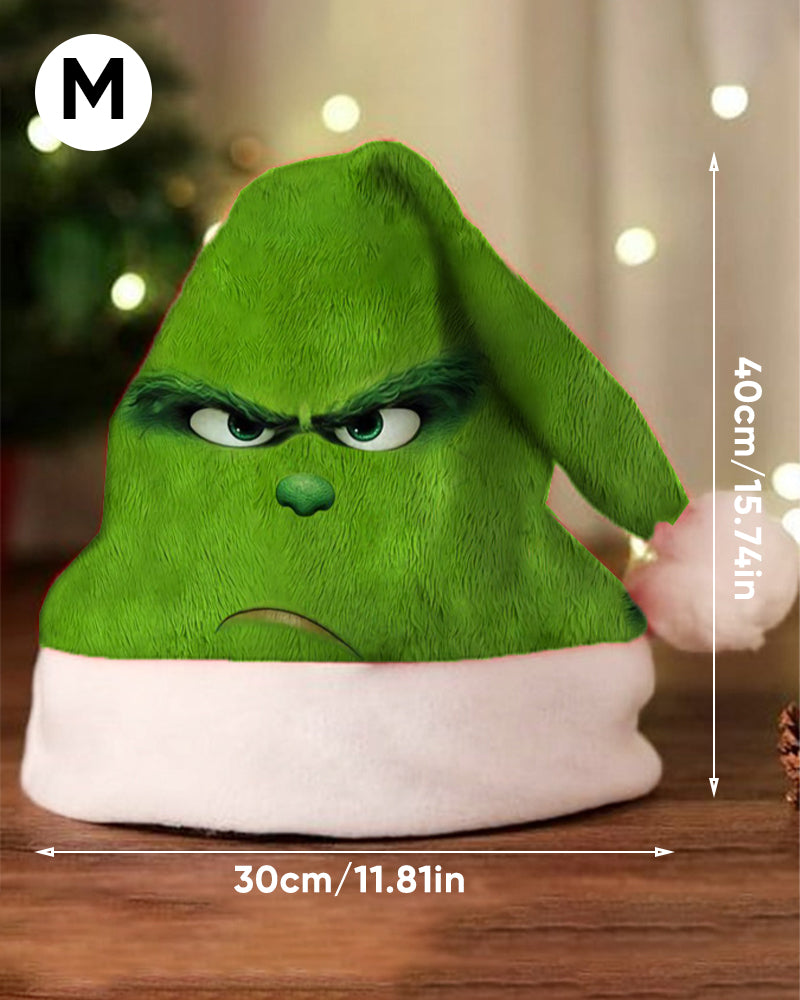 Bonnet en peluche unisexe imprimé Noël