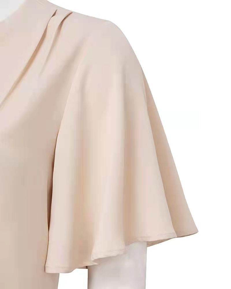 Top à plis élégants