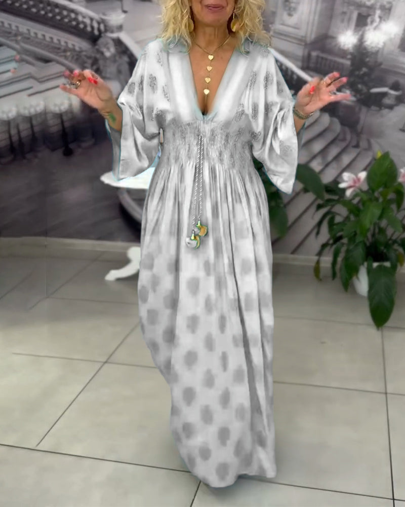 Robe Ample Imprimé Vacances Taille Maxi