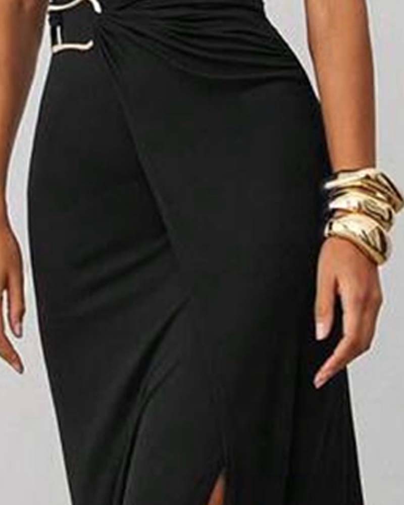 Robe Mode Manche Courte Taille