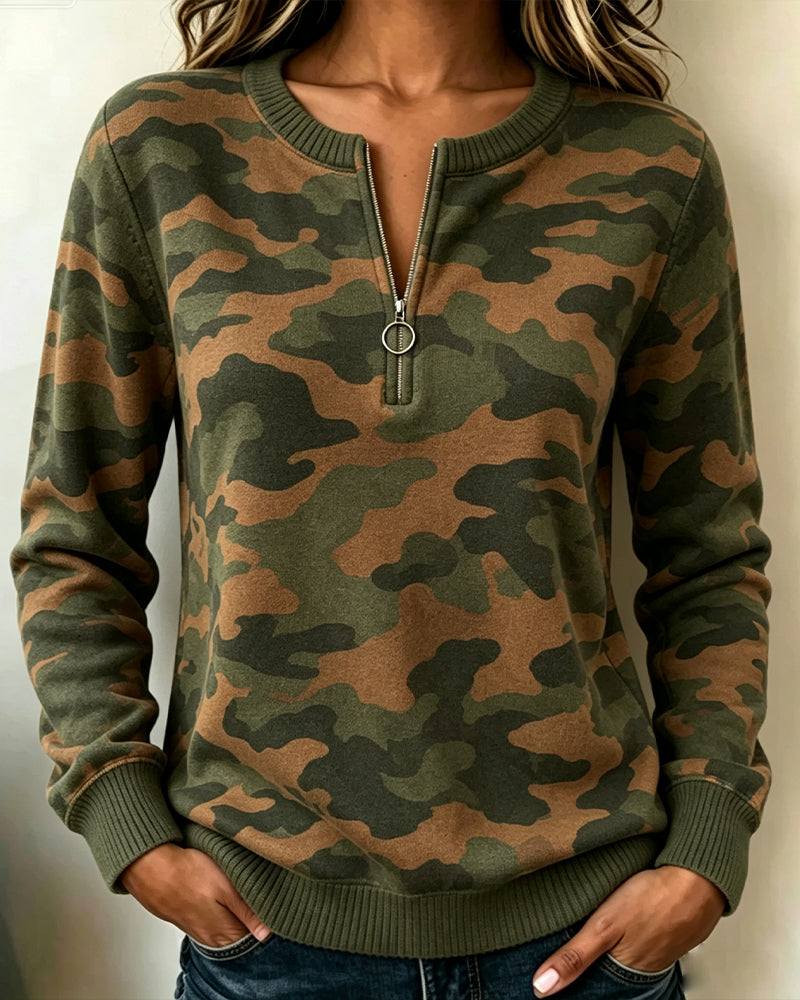 Sweat‑shirt Manches Longues Col Rond