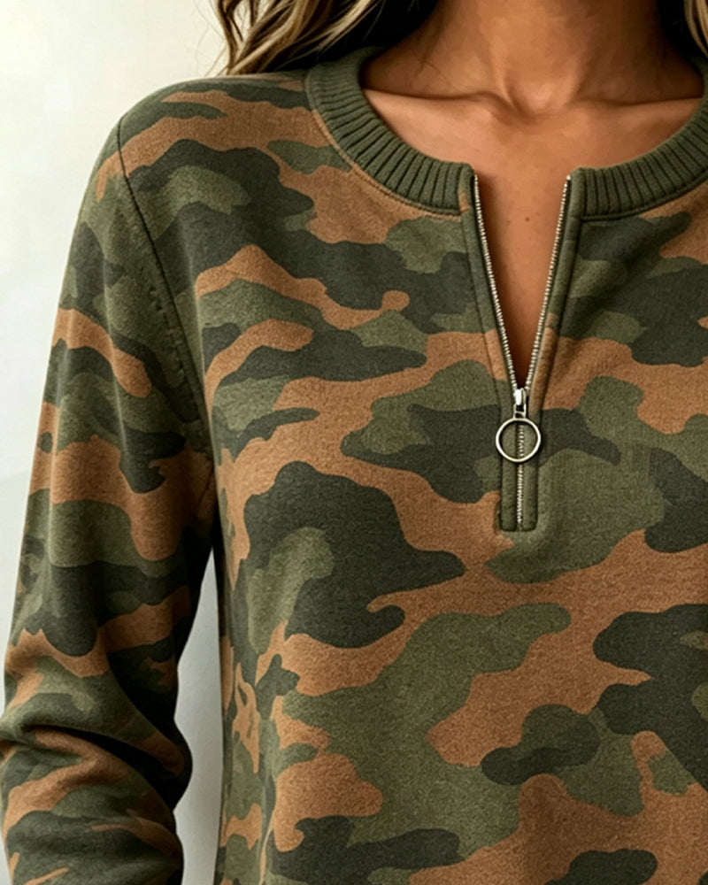 Sweat‑shirt Manches Longues Col Rond