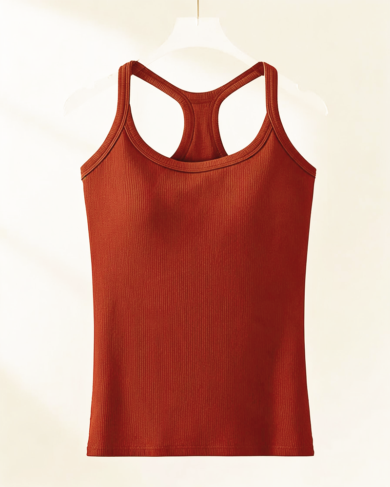 Débardeur Soutien-Gorge Intégré Côtes Unie