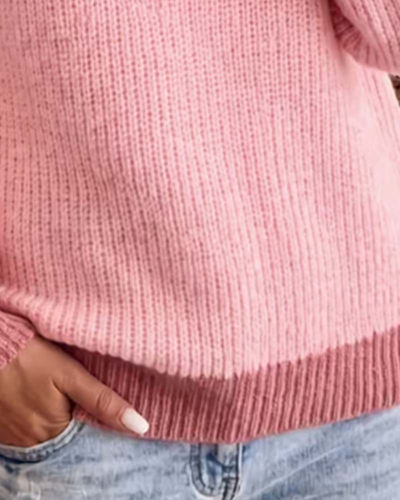 Pull Manches Longues Fermeture Éclair