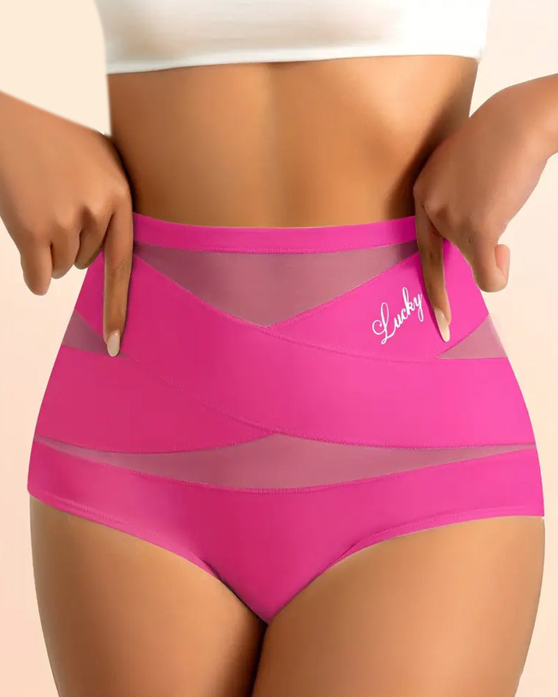 Culotte Femme Taille Haute Sans Couture Gainante Et Affinante