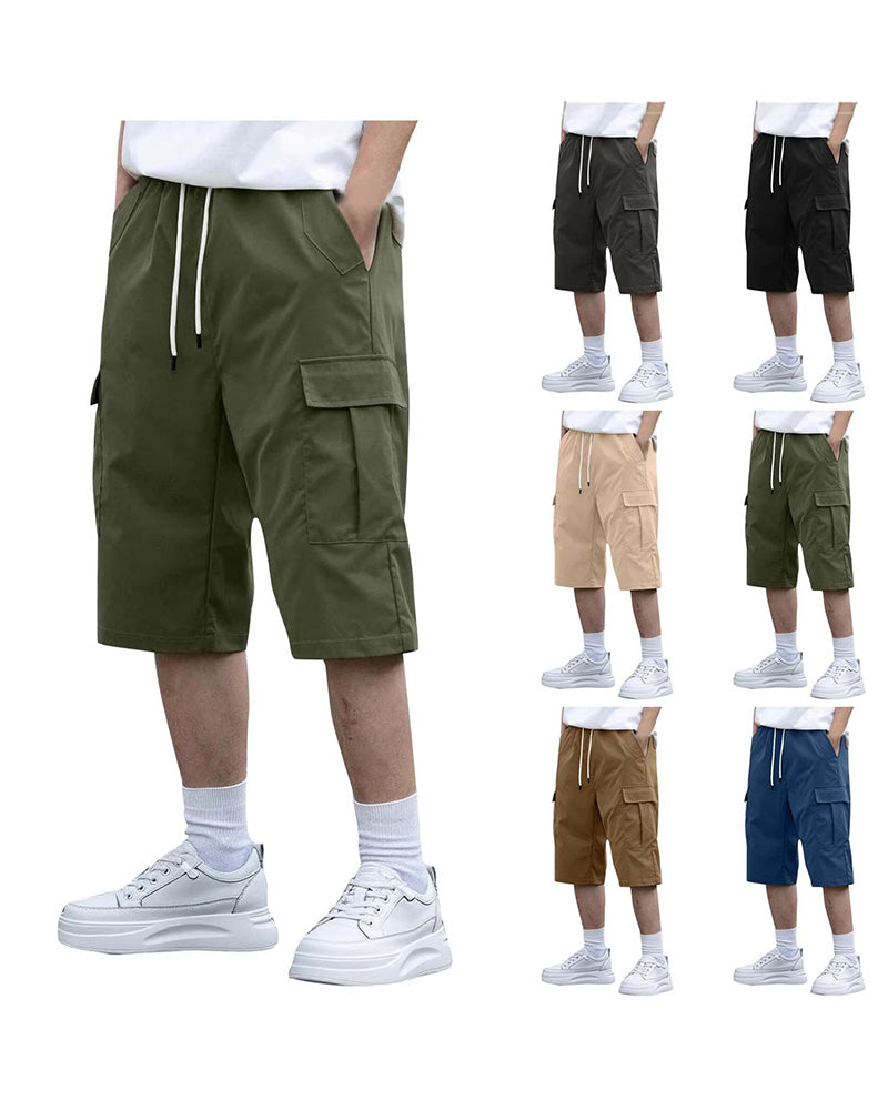 Pantalon Hommes Décontracté Droit