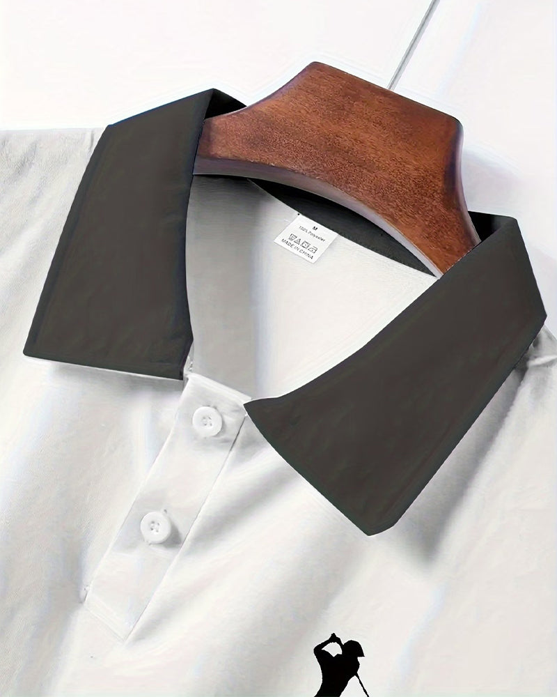 T-Shirt Homme Décontracté À Revers