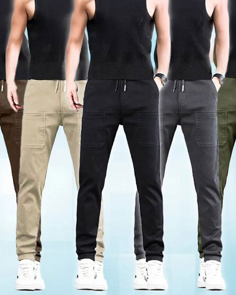 Pantalon Stretch Élevé Multi-Poche Durable Cargo