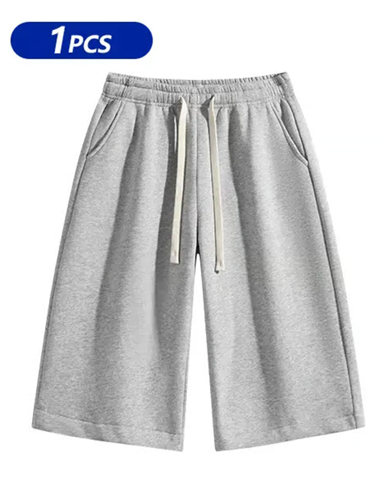 Shorts Homme Uni À Cordon
