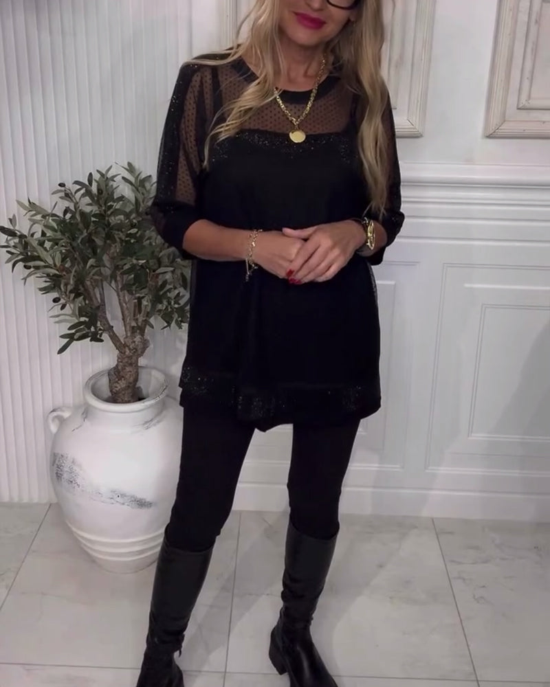 Blouse Maille Manche Longue