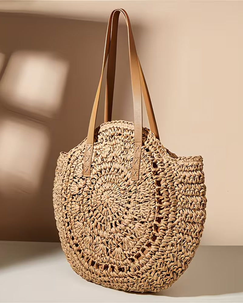 Sac Paille Tressée À La Main
