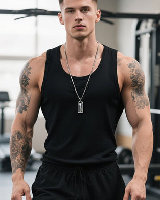 Débardeur Homme Coton Fitness