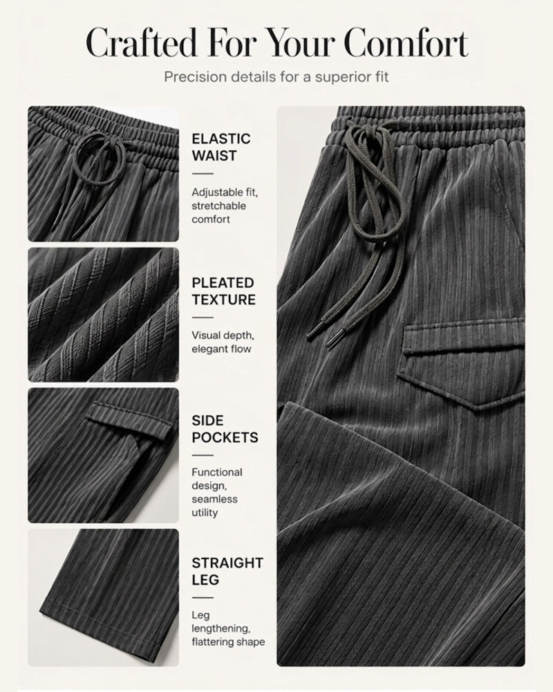 Pantalon Poche Cordon Long