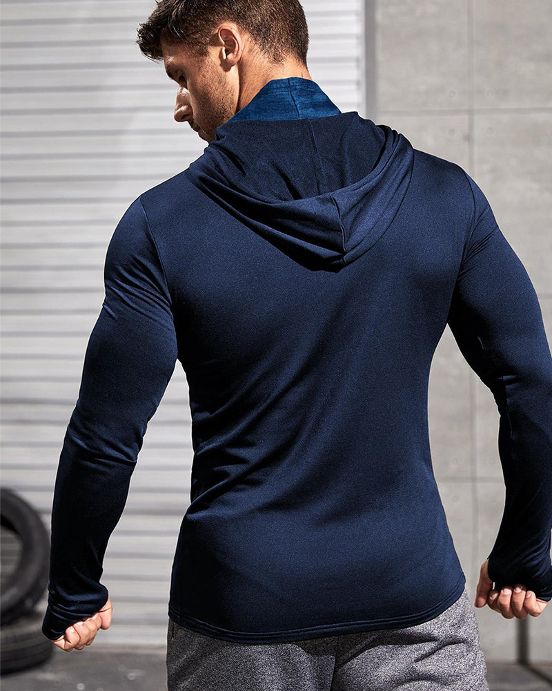 Manteaux Homme Capuche Cordon De Serrage