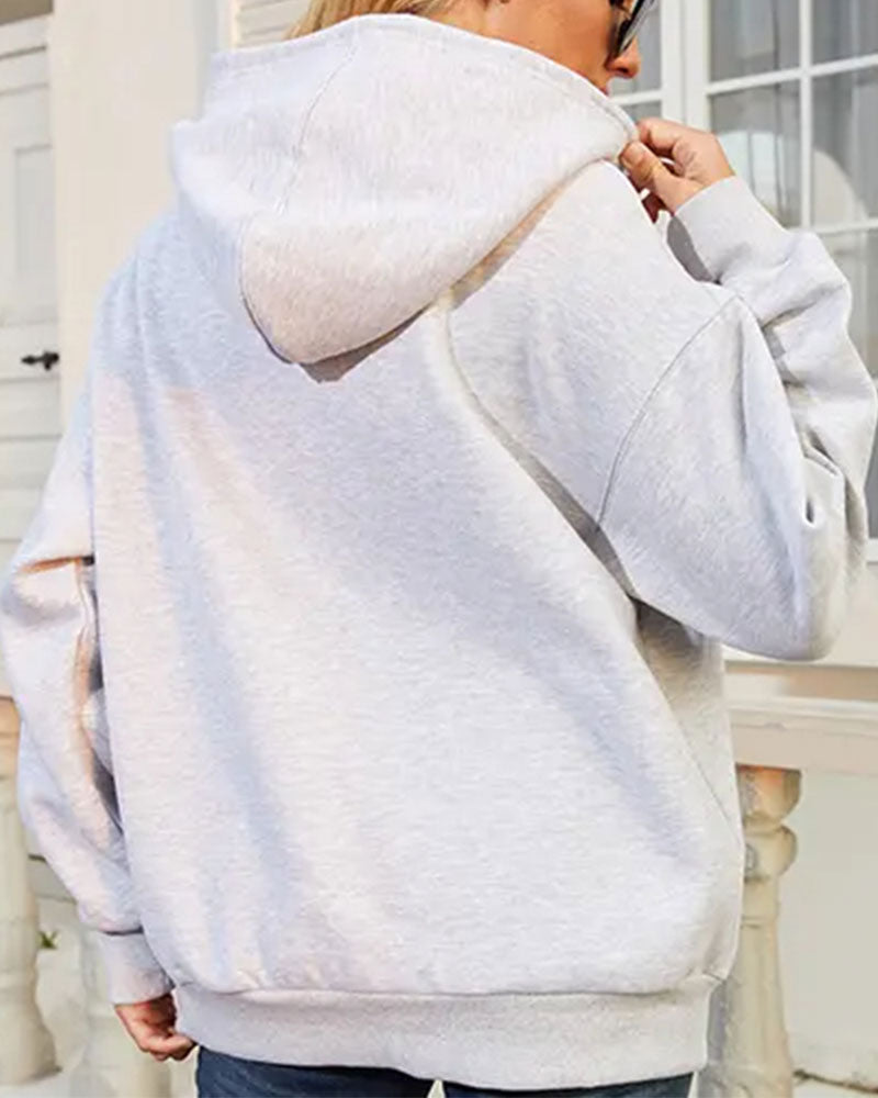 Hoodie À Capuche Décontracté Pullover