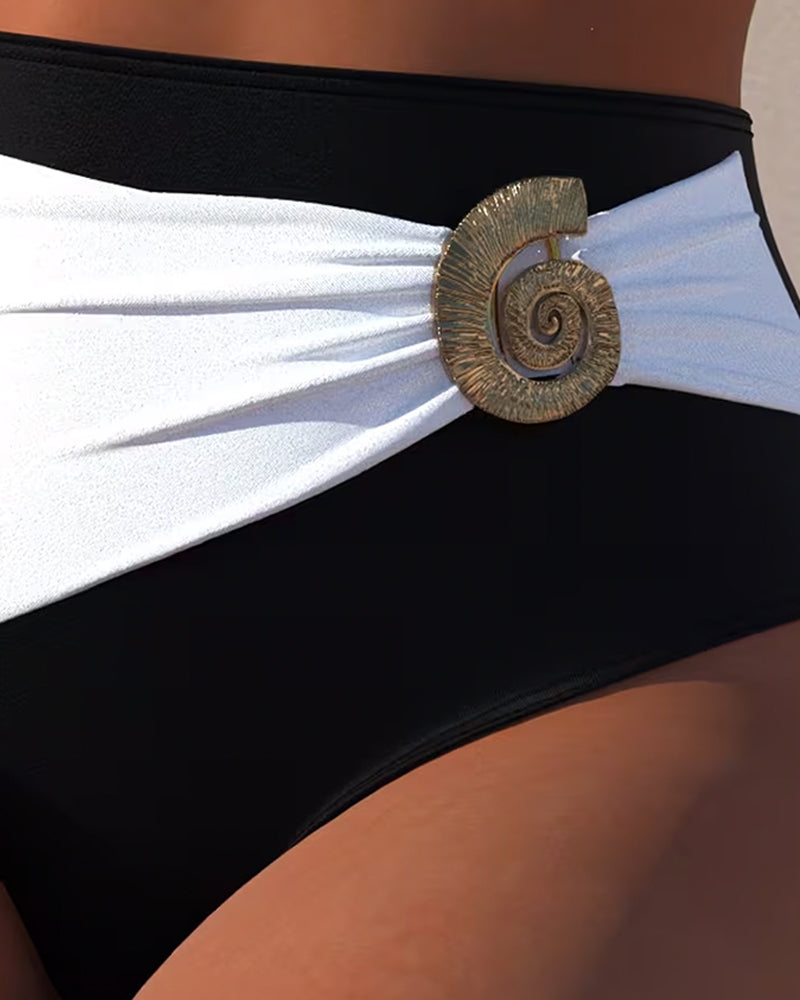 Bikini Deux-Pièces En Color-Block