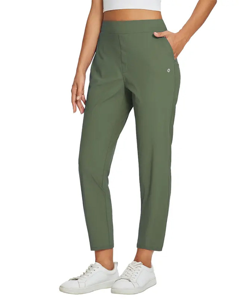 Pantalon Décontracté Mi-long