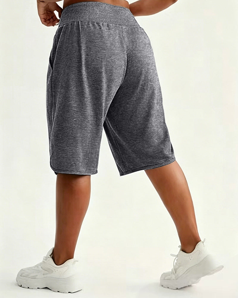 Shorts Taille Haute Jambes Larges