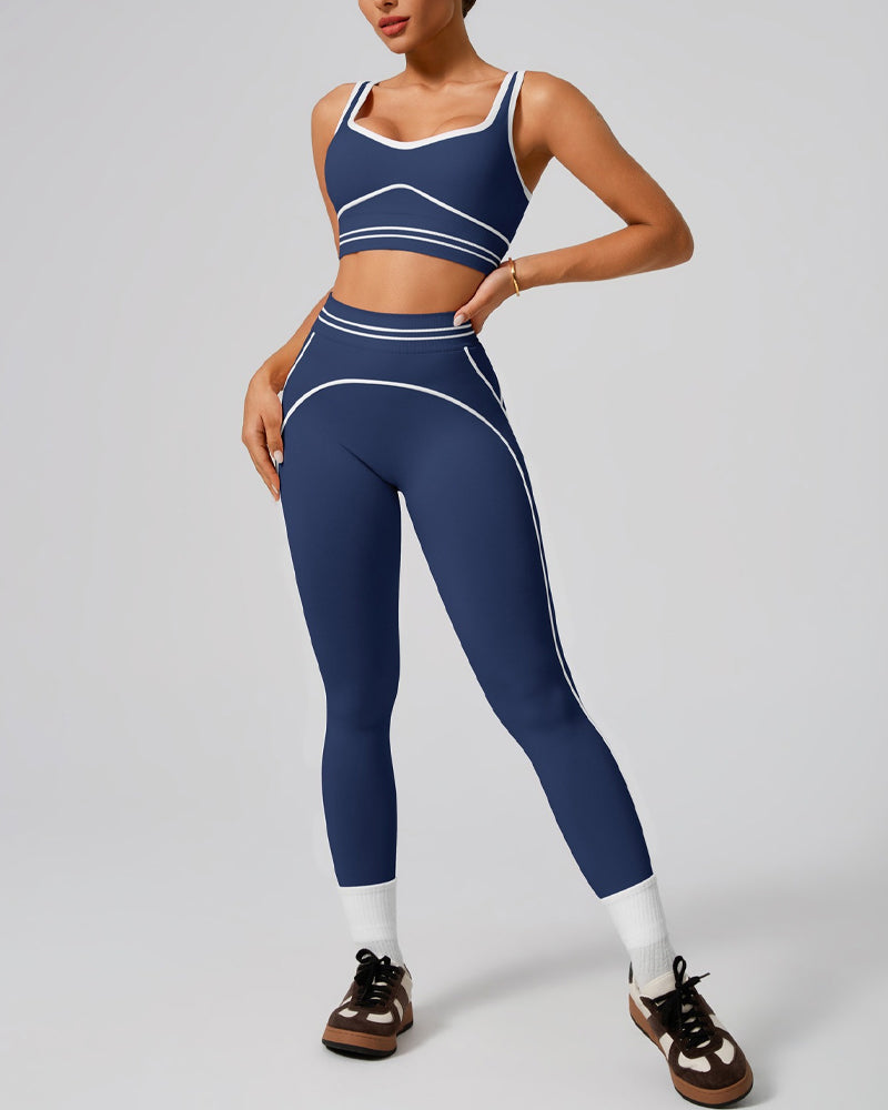 Set Sport Tank Taille Haute Yoga