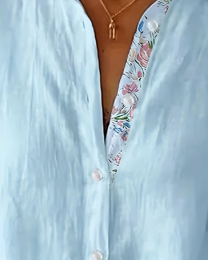 Chemise Imprimé Reliure Coupe Lâche