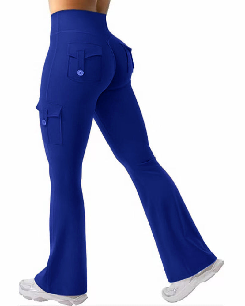 Pantalon Mode Yoga Évasé