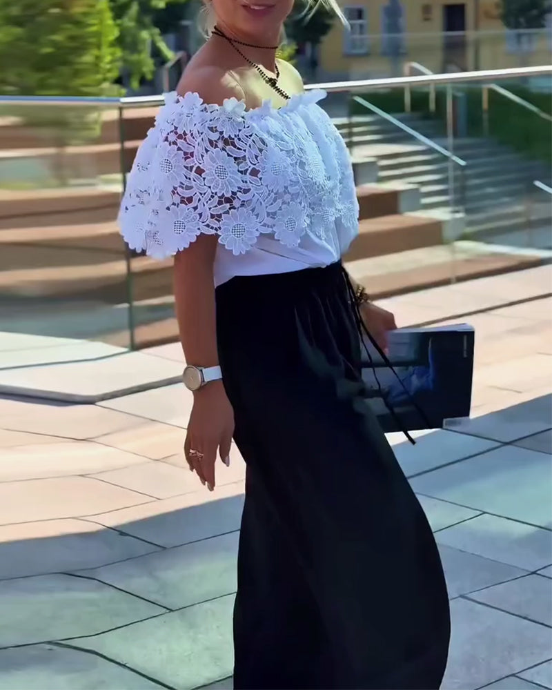 Blouse Dentelle Design Mode