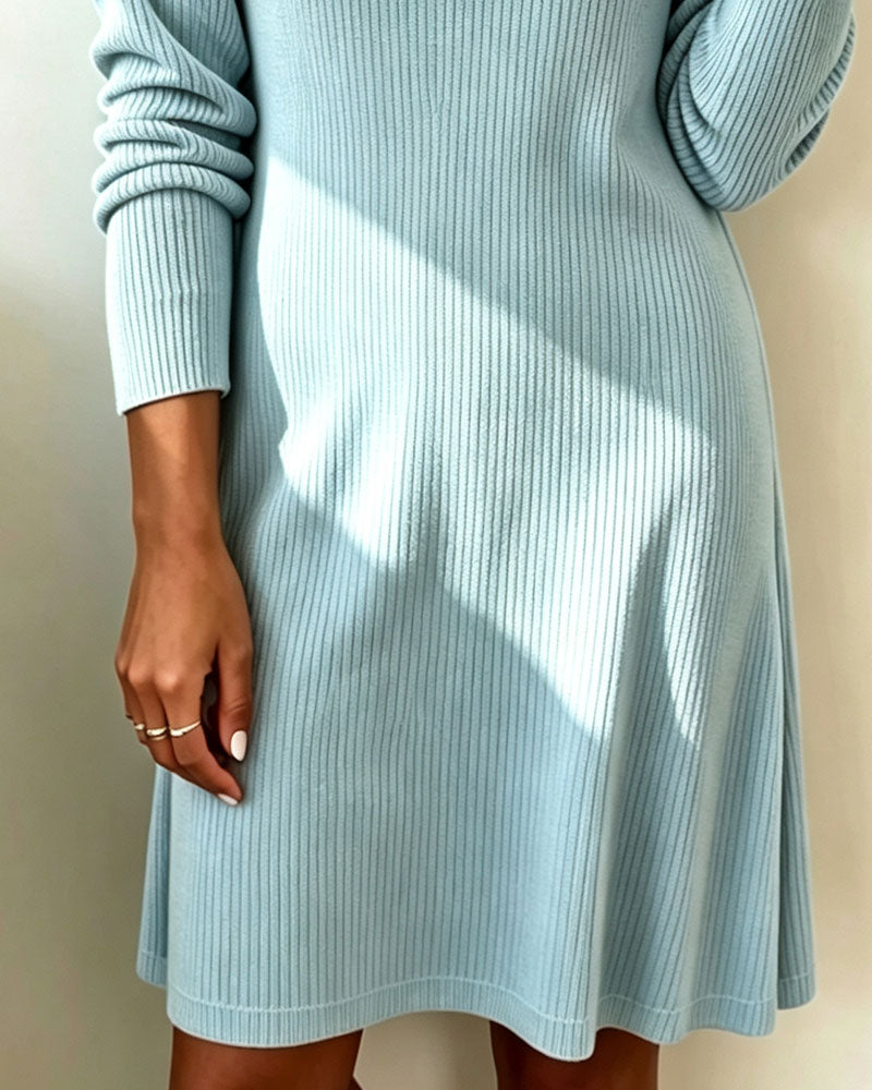 Robe Imprimé Col Cascade