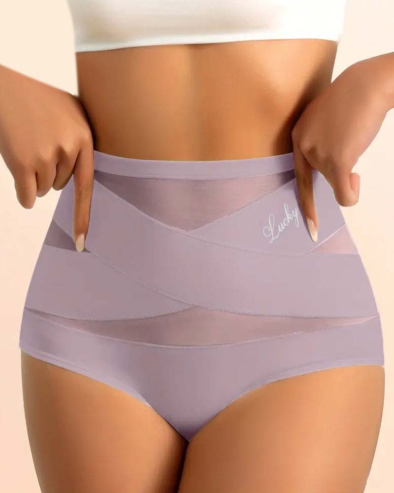 Culotte Femme Taille Haute Sans Couture Gainante Et Affinante
