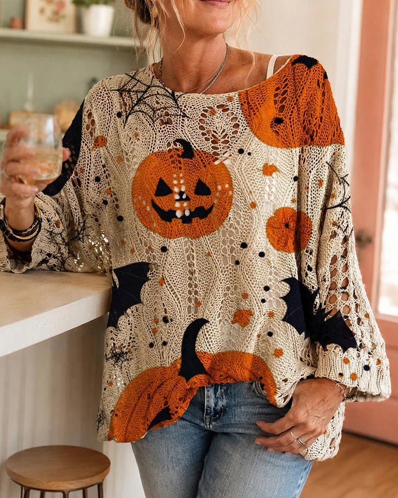 Pullover Col Rond Découpé