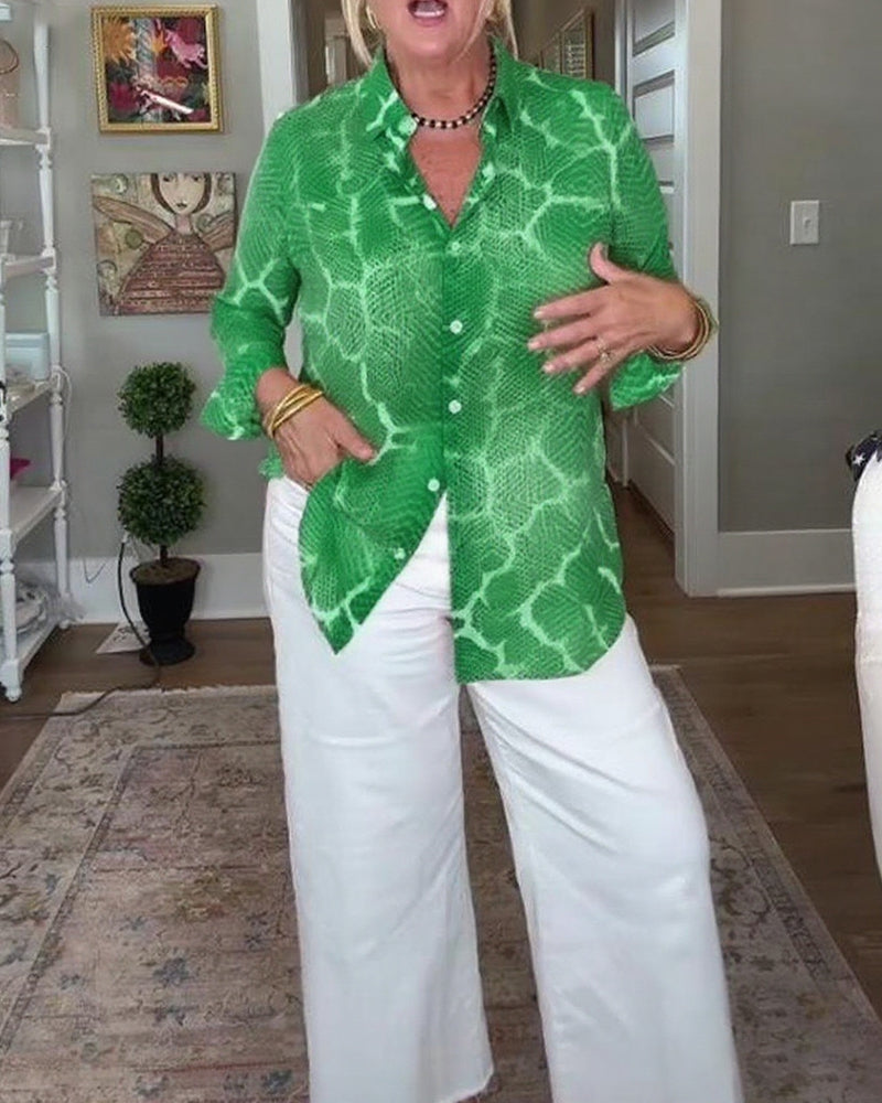 Blouse Avec Boutonnée Et Texturée Caractéristiques