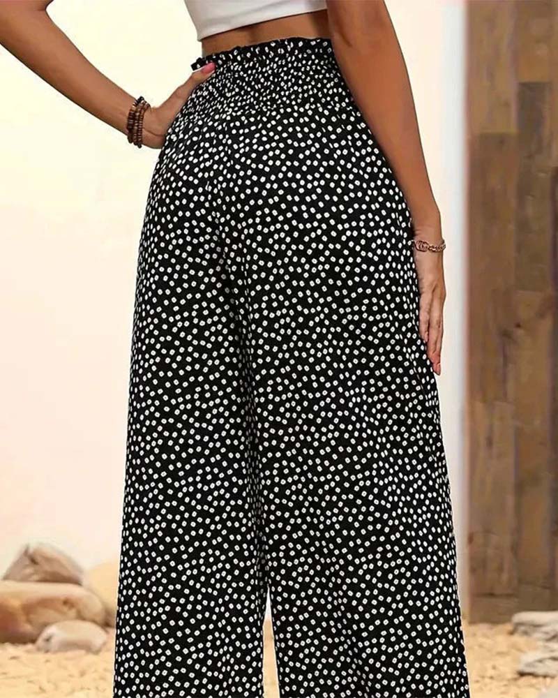Pantalon Large – Décontracté, Stretch Et Ample