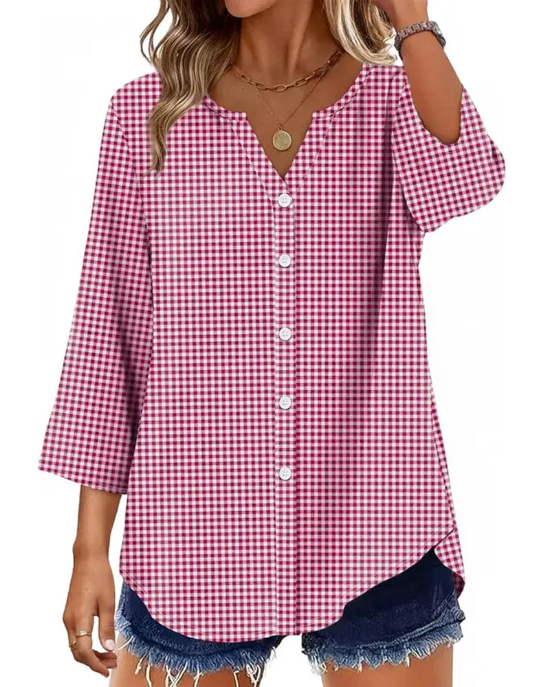 Blouse Imprimé Pois Coupe Loose