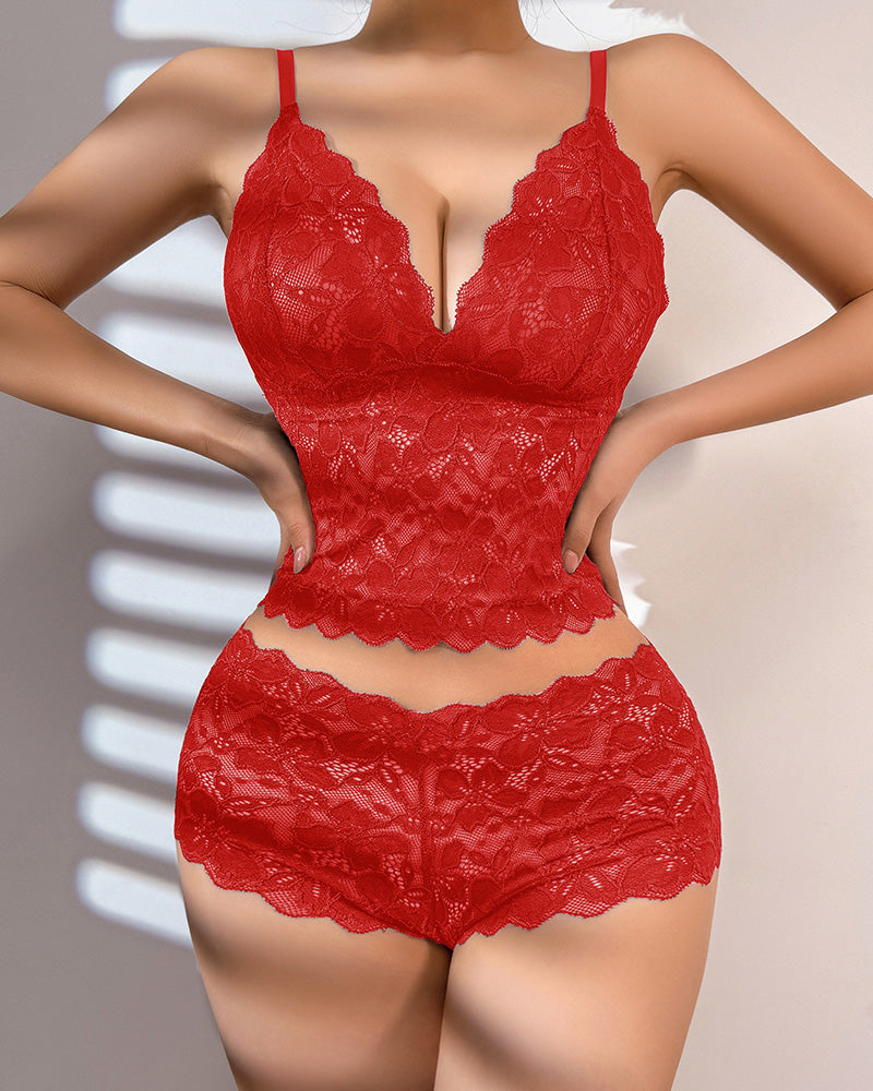Ensemble Sexy Dentelle Lingerie
